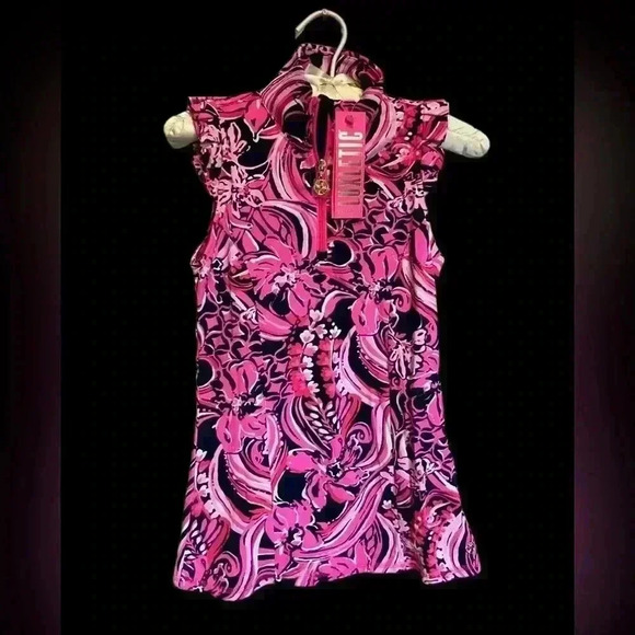 Lilly Pulitzer UPF 50+ Larissa Half-Zip Top Sz XXS - Picture 2 of 7